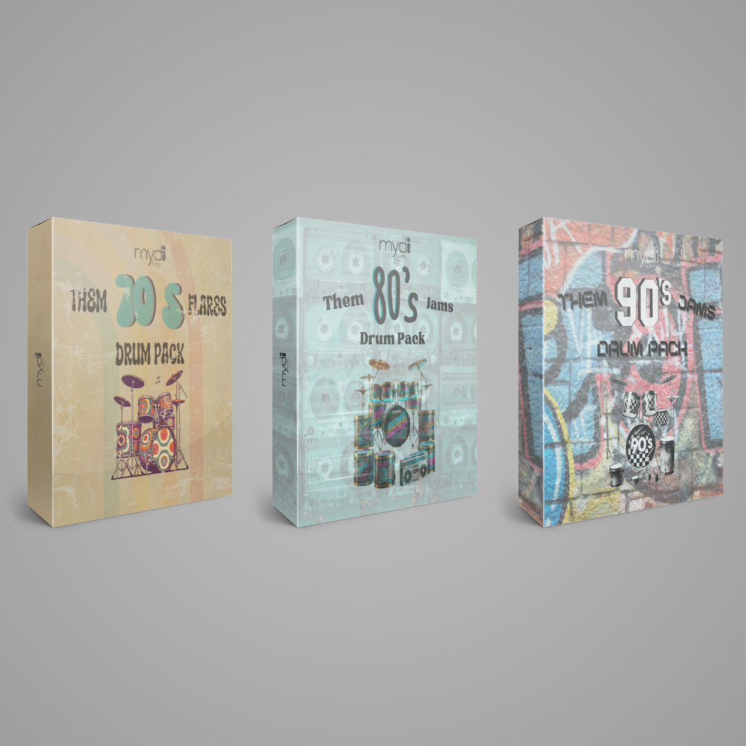 Ultimate 70's 80's & 90's Drum Loop Pack BUNDLE